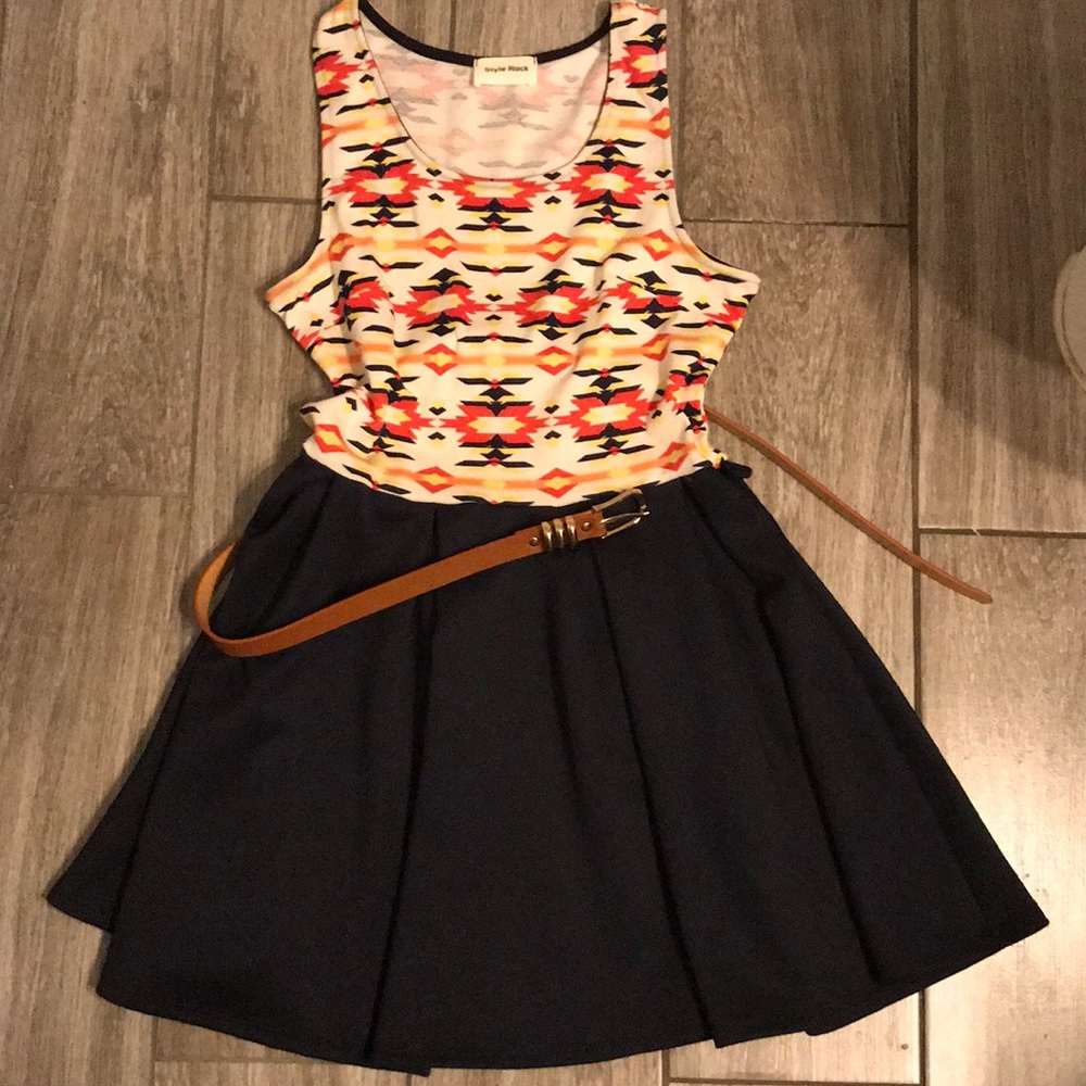 Brand New summer tank dress with belt